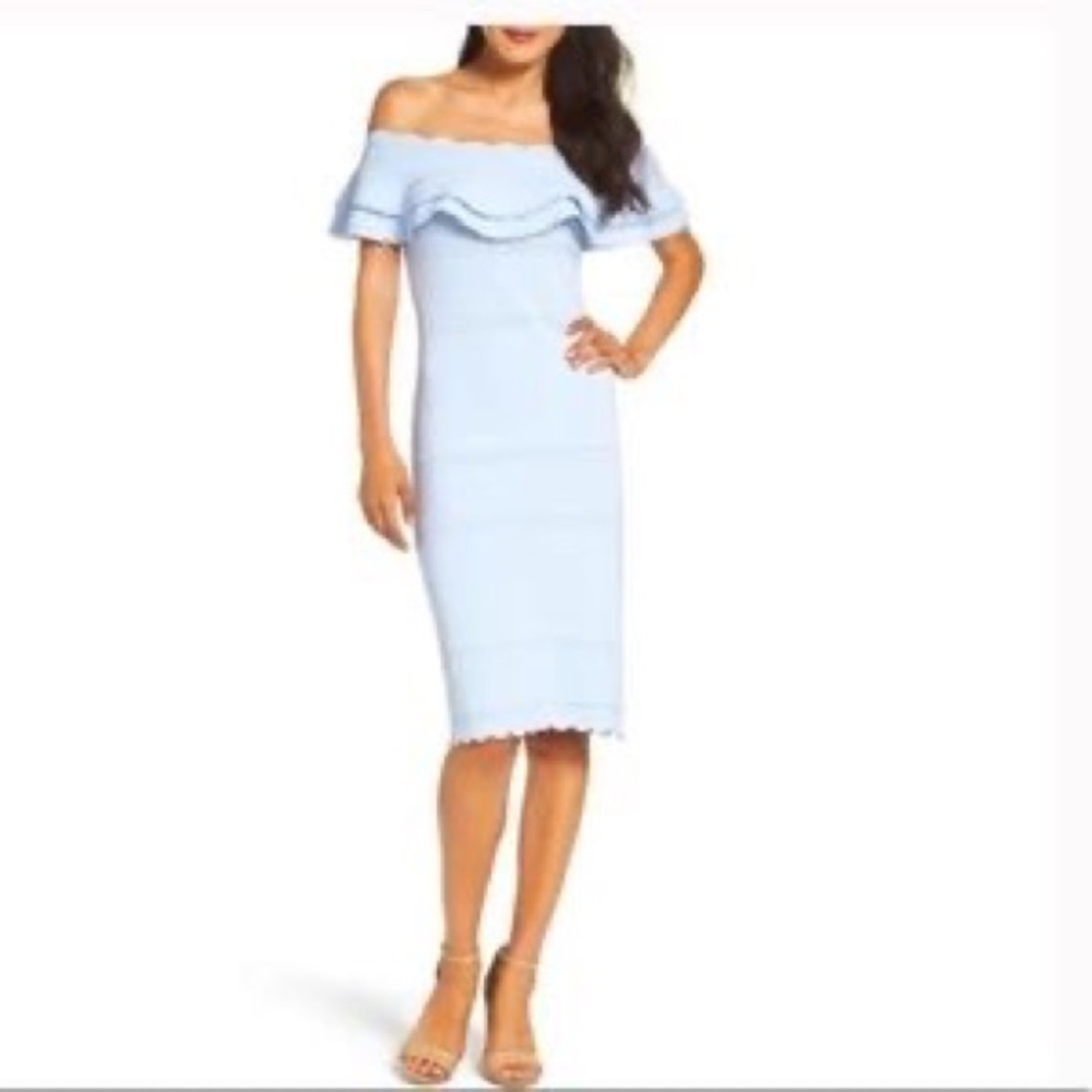Eliza J Powder Blue Dress